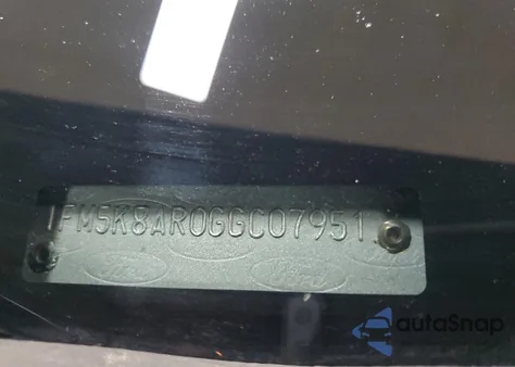 2016 Ford Explorer Police Interceptor from USA, damaged, VIN 1FM5K8AR0GGC07951